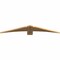 Ekena Millwork Bellingham Timber Gable Bracket, Western Red Cedar, 60"W x 10"H x 1 1/2"D x 5 1/2"F, 4/12 Pitch GBW060X10X0206BEL00SWR - alternate 5